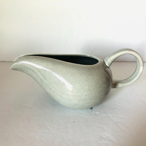 Russel Wright Dining Vintage Russel Wright Steubenville Gray Grey Creamer Gravy Boat Mid